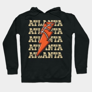 Funny Sports Atlanta Proud Name Basketball Classic Hoodie